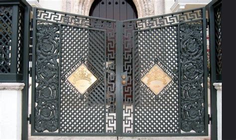 Versace front gates .